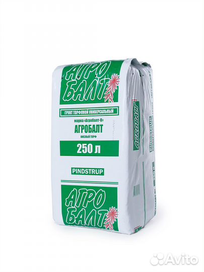 Торф Агробалт 250л Торф Кислый, Нейтрализованный