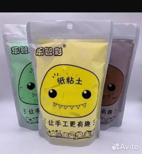 Глина для слайма. Воздушный пластилин монстрик