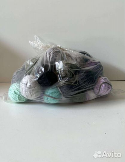 Трикотажная пряжа остатки. Набор №22