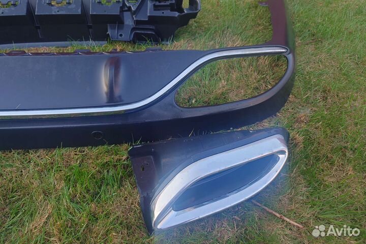 Насадка заднего бампера Mercedes cls c 257