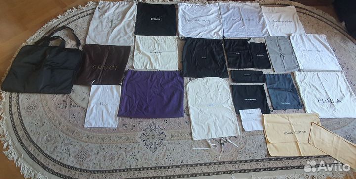 Пыльники, мешки брендовых вещей