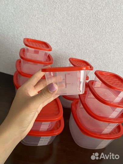 Набор контейнеров для хранения продуктов 15 штук