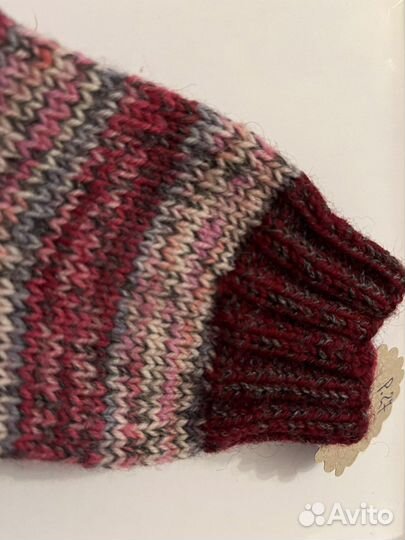 Носочки детские вязаные ручной работы теплые