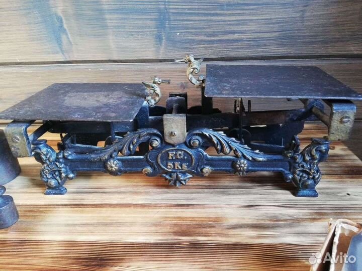 Антикварные весы 1905 года 5 кг
