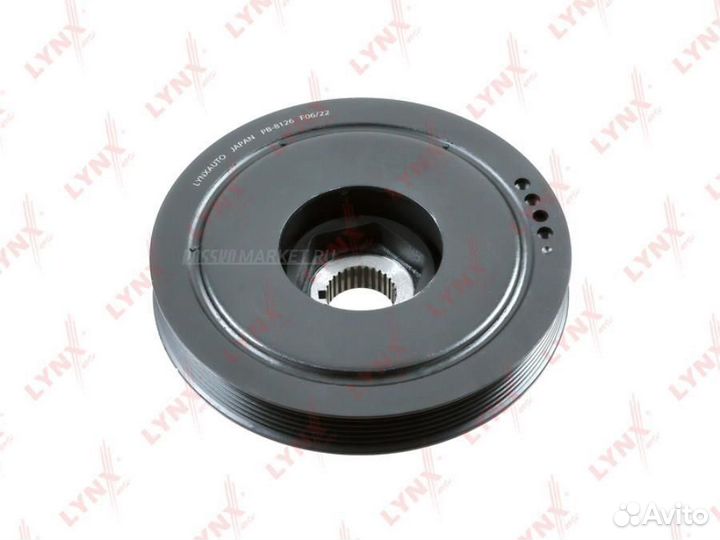 Lynxauto PB-8126 Шкив ременной коленчатого вала