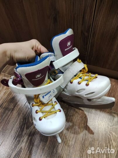 Коньки детские раздвижные 27-30