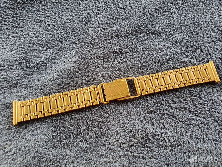 Браслет для часов позолоченный AU новый СССР 18мм