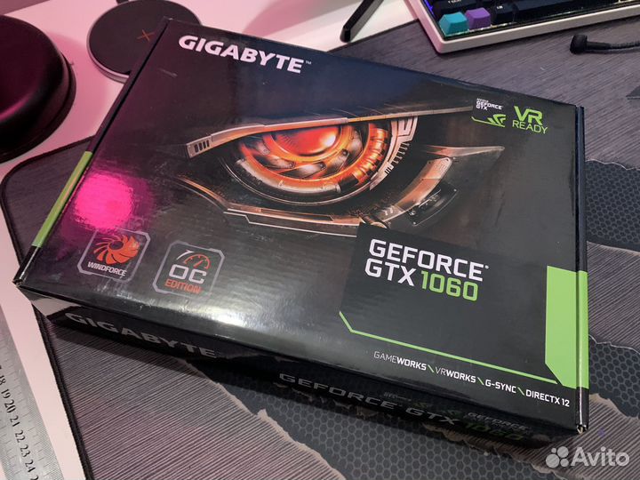 Видеокарта gigabyte gtx 1060 6gb
