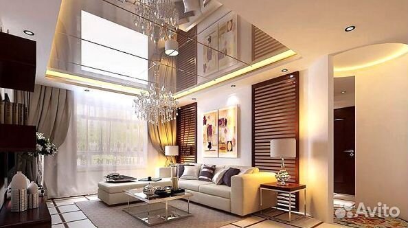 Натяжные потолки с гарантией