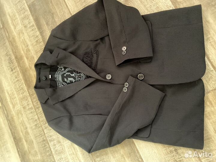 Пиджак C&A школьный для мальчика черный р 128