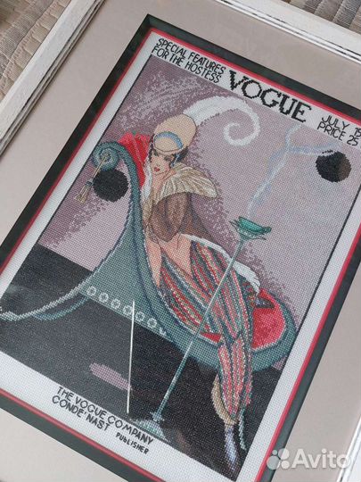 Картина vogue, счетный крест