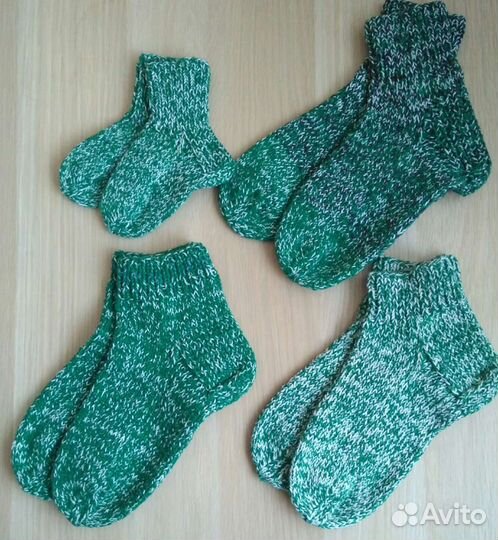 Шерстяные носки для всей семьи