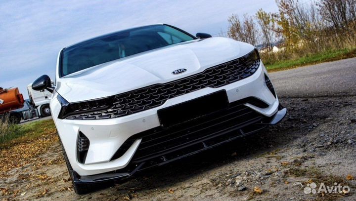 Сплиттер Киа к5 / губа kia k5