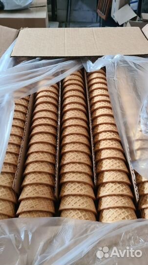 Вафельные рожки