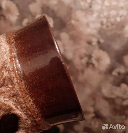 Строгая керамическая ваза, винтаж, ГДР, клеймо