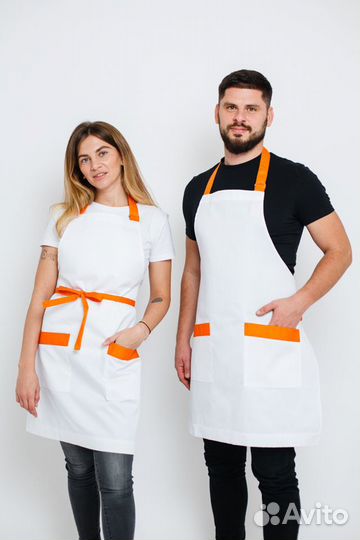 Фартук белый для повара