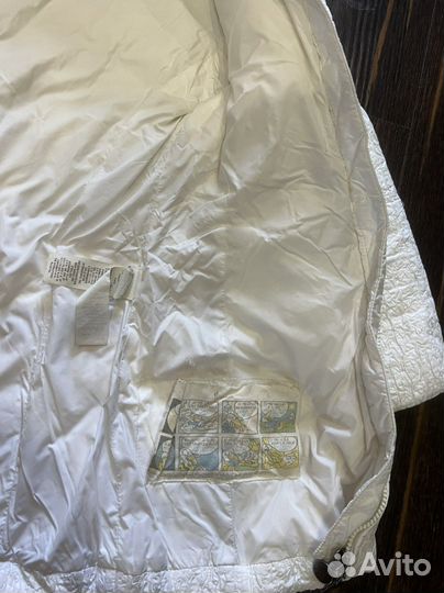 Пальто moncler белое