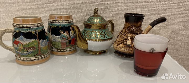 Посуда керамическая стеклянная