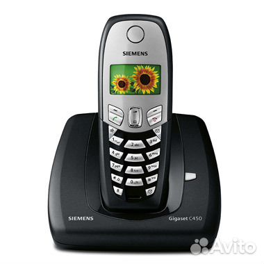 Телефон dect Siemens Gigaset C450 black