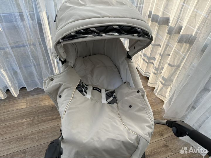 Коляска emmaljunga 2 в 1 с адаптером Maxi Cosi