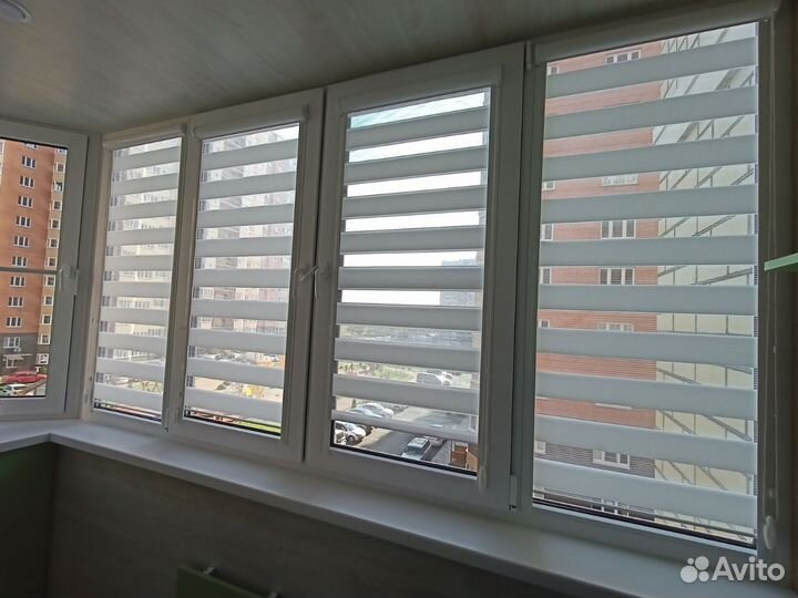 Рулонные шторы зебра от производителя