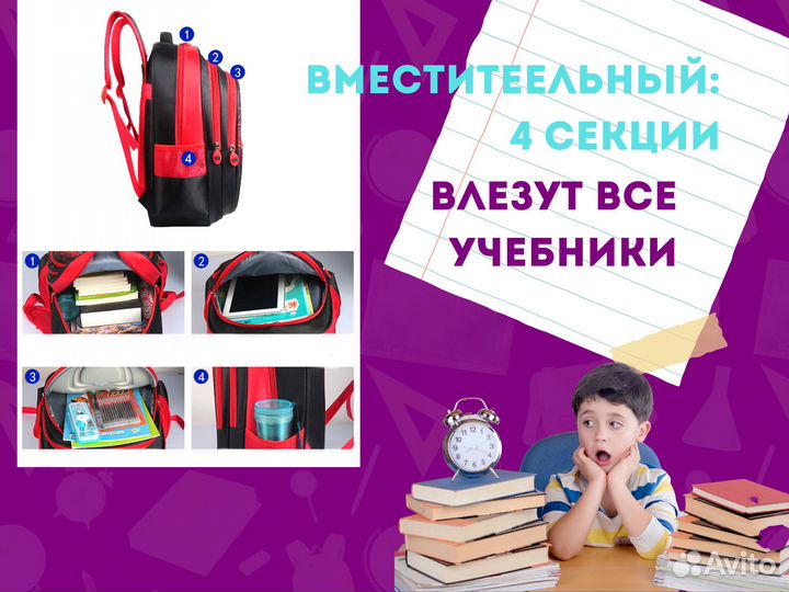 Рюкзак для школы Марвел 3Д / Marvel