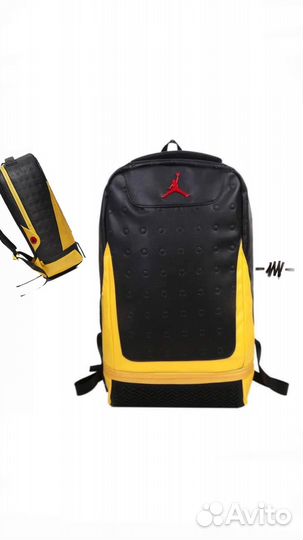 Рюкзак Air Jordan Retro 13 Backpack Black Yellow