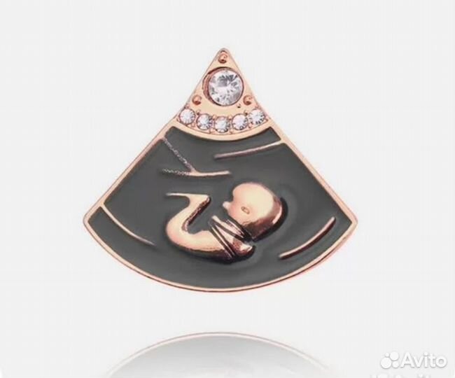 Брошь для репродуктолога, гинеколога