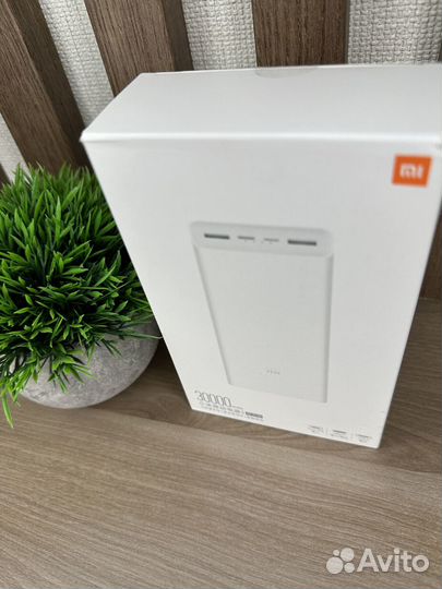 Xiaomi Mi Power Bank 3 30000mah, белый