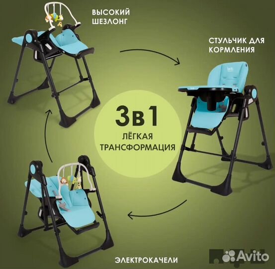 Стульчик для кормления nuovita 3 в 1