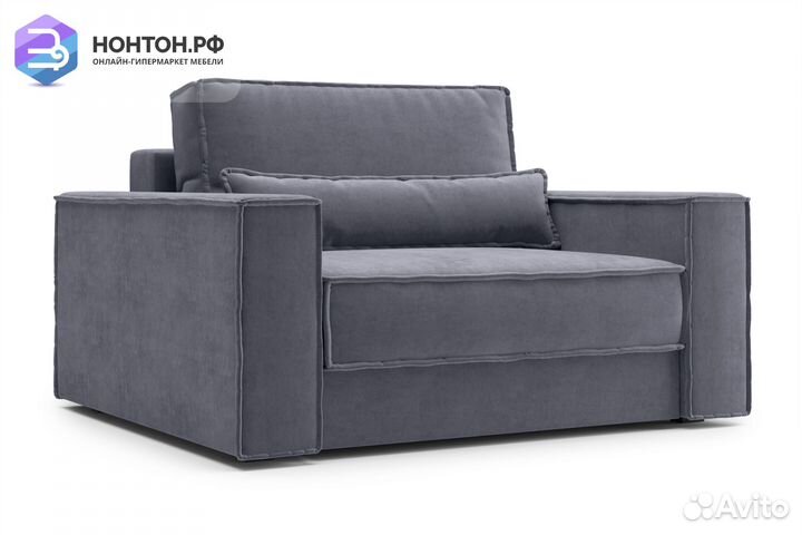 Кресло тик-так Сохо темно-серое