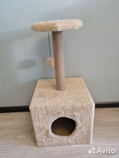 Когтеточка домик для кошки бу