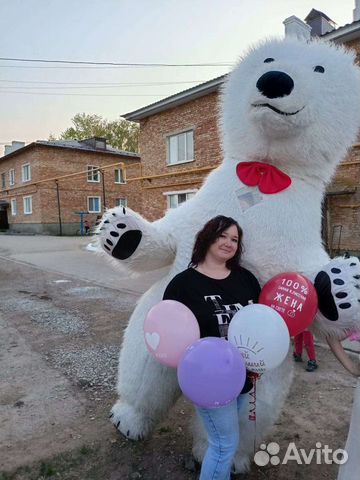 Белый мишка и Панда на поздравление