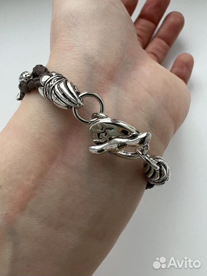 Кожаный браслет