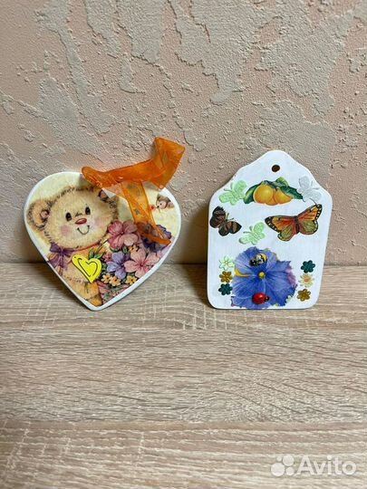 Картина из дерева декупаж Хендмейд в подарок