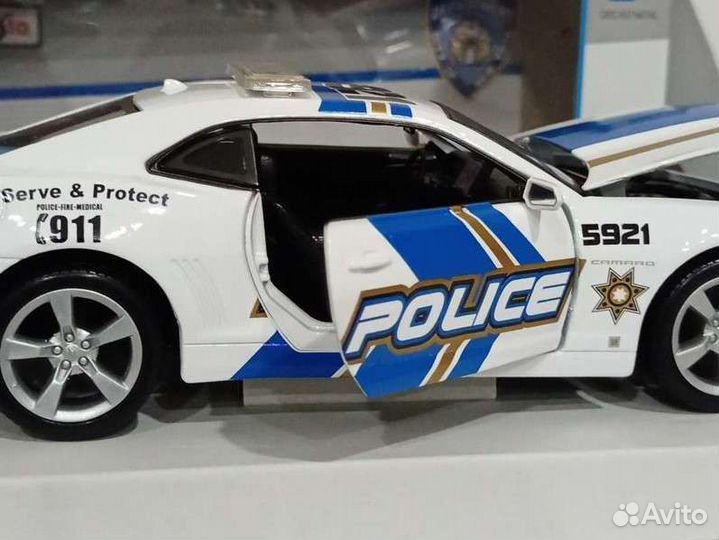 Модель Chevrolet Camaro SS RS police 1:24