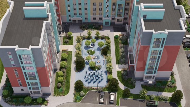 2-к. квартира, 67 м², 1/6 эт.