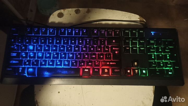 Мембранная клавиатура с подсветкой