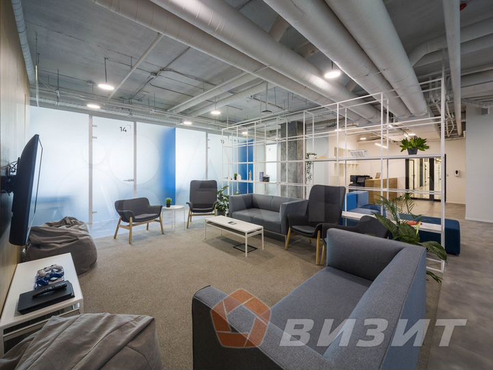 Аренда офиса класса А+ в стиле Google, 480 м²