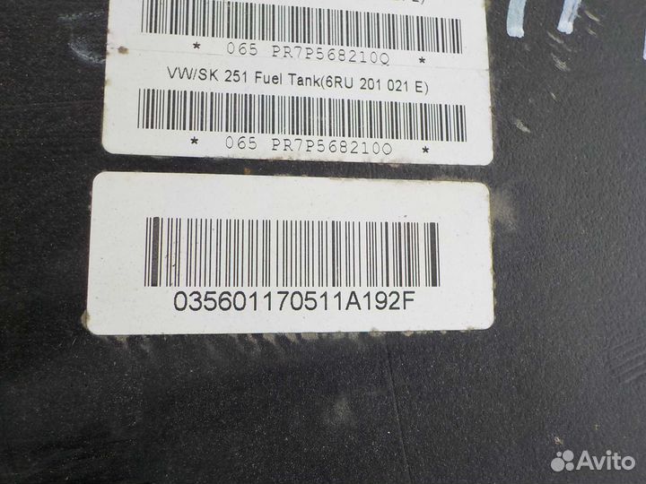 Бензобак volkswagen polo