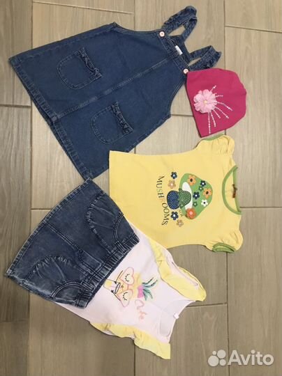 Одежда для девочки пакетом 5 лет