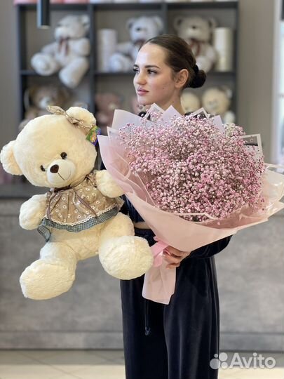 Букет из гипсофилы