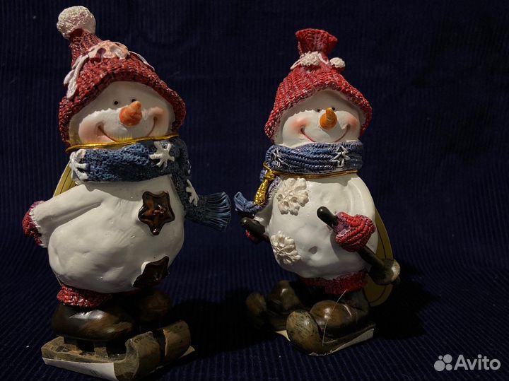 Дед мороз,Санта клаус,Снеговик,фигурка сувенир