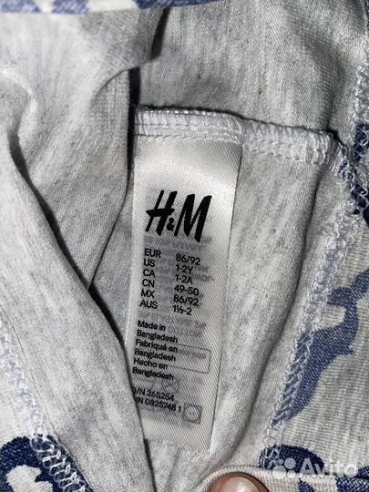 Шапочки hm 2шт