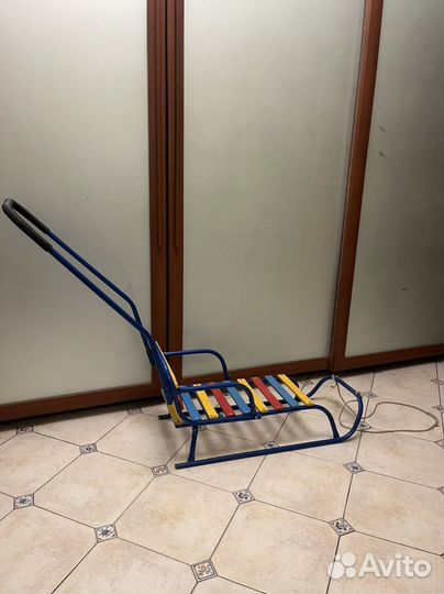 Детские зимние санки