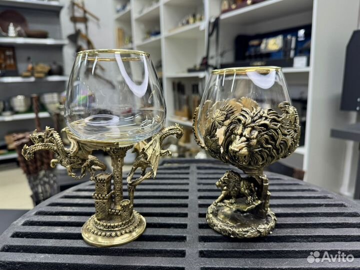 Бронзовый Бокал для коньяка