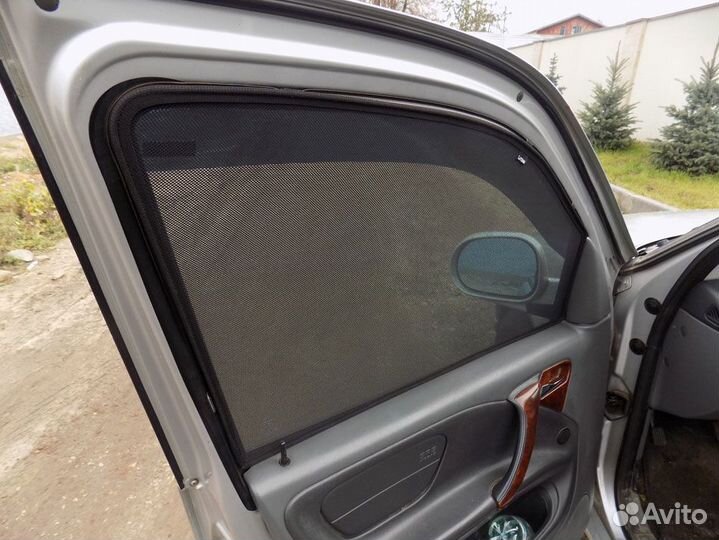 Каркасные шторки Honda Fit GK средняя сетка