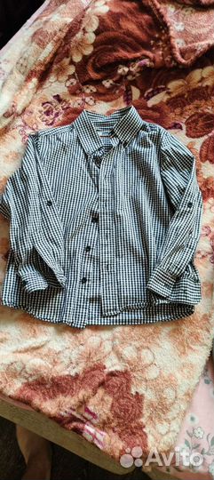 Рубашка на мальчика 128 рост