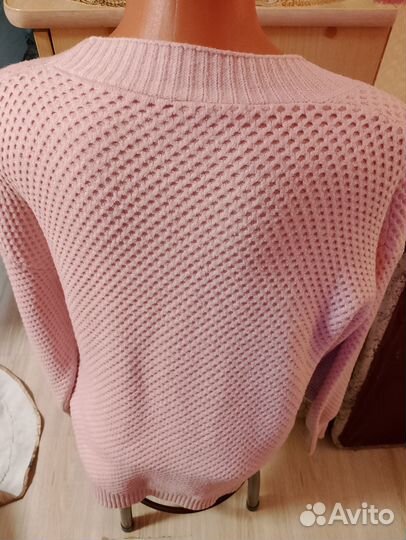 Кардиган на пуговицах+джемпер (цена за все)