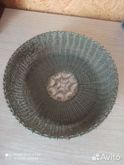 Конфетница и корзинка мельхиор винтаж